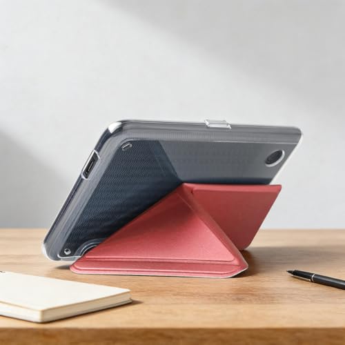 Funda Kobo Clara 2E Slimshell en piel sintética roja premium 5