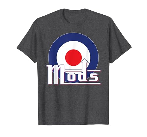Image of MODs Roundel T-Shirt, Men, Dark Heather Grey, 5X-Large