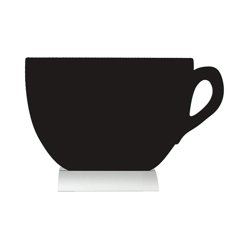 Pizarra como taza con tiza pie de aluminio Incluido