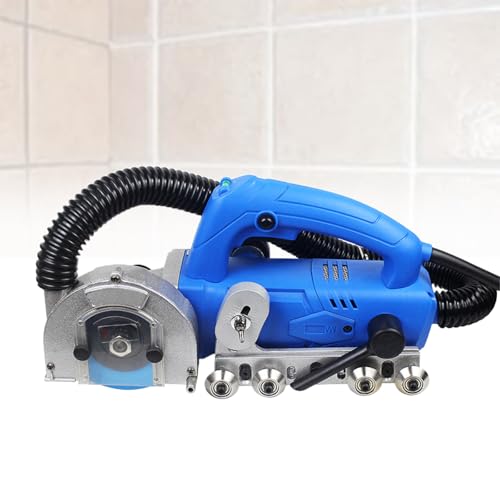 Limpiador eléctrico de la Junta de la lechada de la baldosa de 1200W, Limpiador de Juntas de extracción de Polvo de 9000RPM con Sistema de vacío para el Mantenimiento de cerámica sin Costuras, diseño