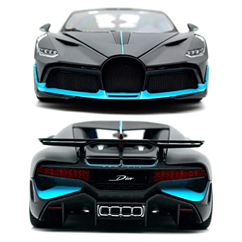 Image of Metal Pull Back Diecast Car 1:32 Bugatti DIVO Pull Back Car Model with Sound Light Boys Gifts Toys for Kids【Pack of 1】,multicolor