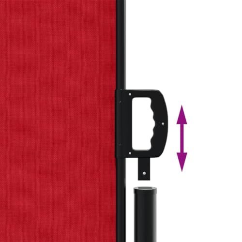 Paravent robuste de terrasse rouge pour préserver votre intimité