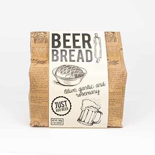 Eat.Art | Beer Bread Baking Mix, Just Add Beer! | Easy Bake | Olive, Garlic & Rosemary