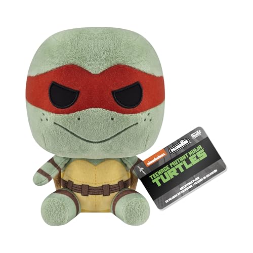 Funko Plush TMNT Raphael peluche 18cm figurine textile Tortues Ninja pour vitrine geek