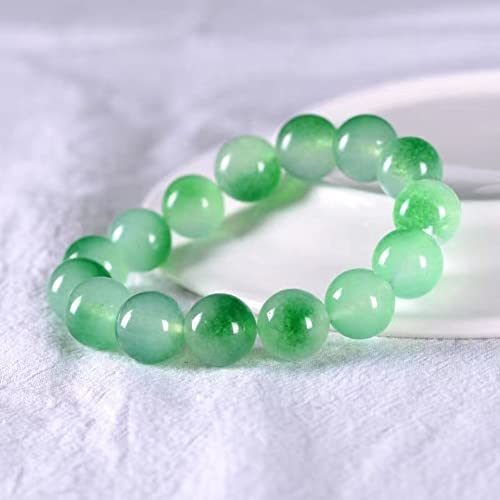 Bracelet Jade 10mm Authentique | Vert Transparent d'Exception
