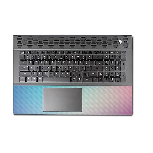 Image of MightySkins Carbon Fiber Skin Compatible with Alienware M18 R1 (2023) Full Wrap Kit - Vivid Fog | Protective, Durable Textured Carbon Fiber Finish | Easy to Apply & Change Styles | Made in The USA