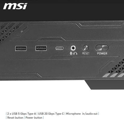 Image of MSI MAG PANO 130R PZ Mid‑Tower Gaming PC Case, Back‑Connect ATX Support, Panoramic Glass Design, 4x ARGB Reverse Blade Fans, Up to 10 Fan Support, 400 mm GPU Clearance