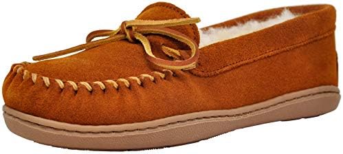 minnetonka sheepskin hardsole moc