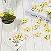 Mozeat Lens 20 PCS Mini Wool Felt Bees Cute Bee Craft Supplies Felt Bees for Crafts Plush Bees Decor for Clothing Hats Bags Gift DIY Bee Themed Party Costume Accessories #2