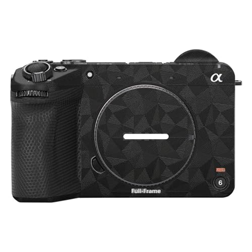 Mebont カメラアクセサリー ステッカー Sony FX2B カメラに適合する保護装飾ステッカーで、耐擦傷性、耐摩耗性を備えたカメラスキン保護フィルム、迷彩(北欧三角黒)