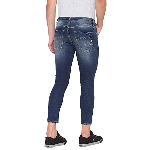 Image of Spykar Men's Rover Regular Fit Mid Rise Casual Jeans