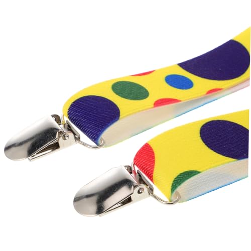 KESYOO 1 Set Dot Suspender and Bow Tie Costume Accessories for Halloween Parties Cosplay and Themed Events Comfortable and Safe4