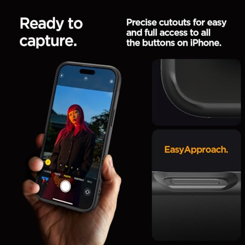 Image of Spigen for iPhone 16 Pro Max Case, Ultra Hybrid [No Magnet Ring][Anti-Yellowing] - Frost Black