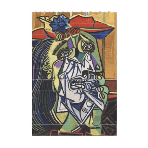 Pablo PicassopuEsJ\̑ȂƂ̍imĂ鏗n ςݖ؃pY mߋ NX}X  l q a NX}X 10.8cm×7.2cm