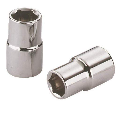 Short Socket 1/2-Inch / 6 Teeth 23 mm chromé Brillant - Image 2