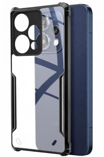 Image of SPAZY CASE Transparent Shockproof Back Cover for Oppo Reno 15 | Clear Case with Air Cushion Corners | Scratch Resistant Hard Back | Camera & Screen Protection