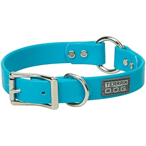Terrain D.O.G. Brahma Webb Hunting Dog Collar, 1" x 19", Hurricane Blue Cover