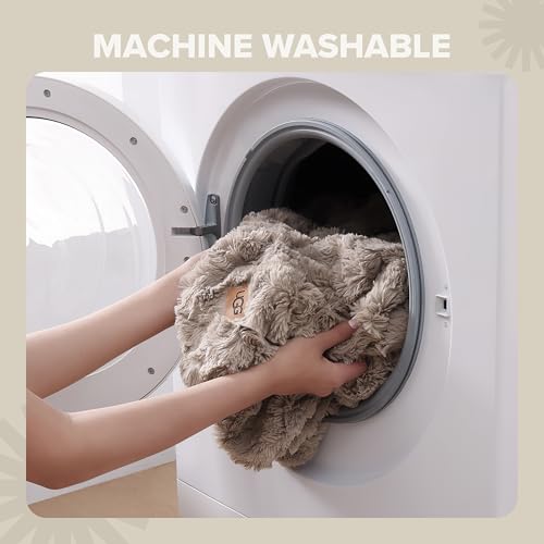 image for UGG Adalee Faux Fur Throw Blanket Luxury Lightweight Cozy Soft Throw f