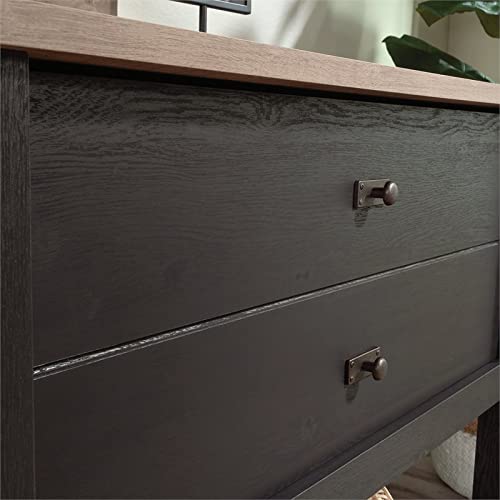 Sauder Cottage Road 1-Drawer Lateral File Cabinet In Raven Oak, Raven Oak Finish #TOP6