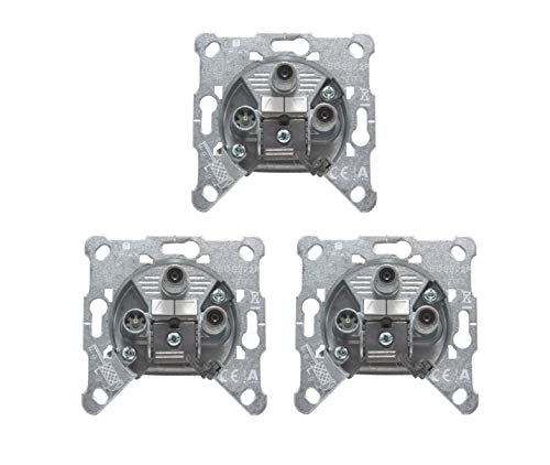 Triax EDS 322 F 3-Fach Antennen Twin Satdose (3 Stück) Triax EDS 322 F 3-Fach Antennen Twin Satdose (3 Stück)