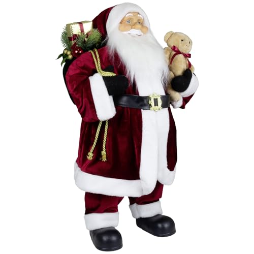 Christmas Paradise stehender Weihnachtsmann Torben rot Dekofigur XL...