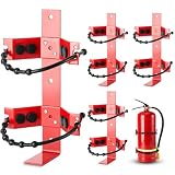 RattanView 4 Pcs Fire Extinguisher Mount Bracket Adjustable, Supports up to 2.5 and 5lb, Heavy-Duty and Easy...