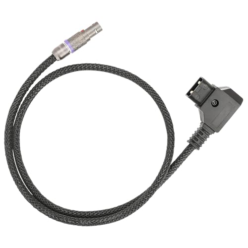 Cable de alimentación recto de 2 pines a D-tap/P-tap para Teradek/SMALLHD/ARRI/RED/TILTA/Paralinx/Preston/Hollywood/Switronix/Panasonic 17.3 pulgadas