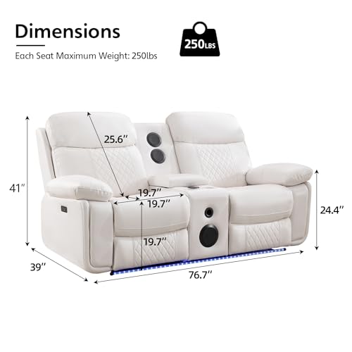 Electric recliner sofa set