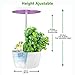 Hydroponics Growing System, Indoor Herb Garden Simple to Use, Smart Planter with Timed Auto On/Off, Easy for Home Kitchen Office Planting, 4 Pods,Grey