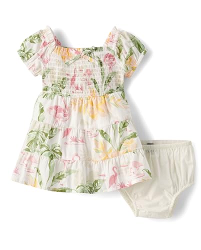 The Children's Place Baby Girls' and Newborn Casual Short Sleeve Dress