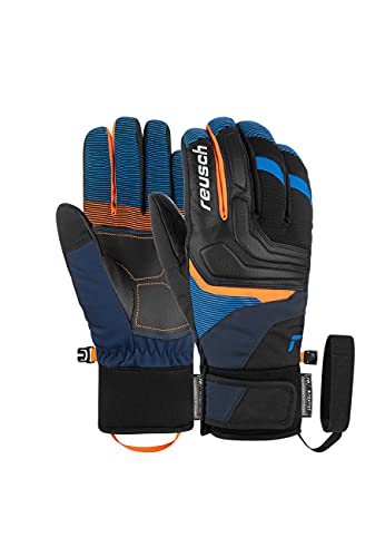 Reusch Strike R-Tex Guanti da Sci Extra Caldi, Impermeabili e Traspiranti, 4425-Abito Blu popsicl, 7.5 Uomo