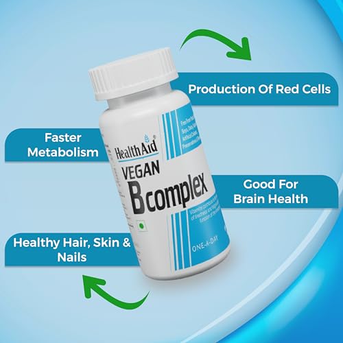 HealthAid Veg B-Complex — Vitamin B-Complex Supplements - image 2