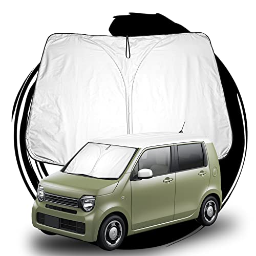 ruiya 新型 ホンダ N-WGN NWGN JH3 JH4 専用 サンシェード フロントガラス用 パラソル 車用サンシェード UVカット 日よけ 車中泊 折り畳み式 吸盤不要 カスタム パーツ
