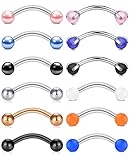 Material: 316L chirurgenstahl, hypoallergener und nickelfreier Körperschmuck.