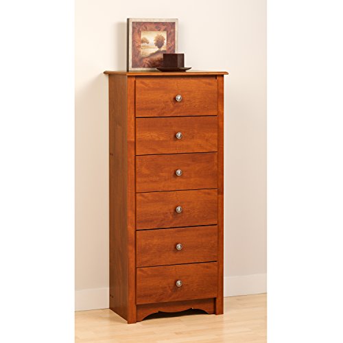 Cherry Monterey Tall 6 Drawer Chest