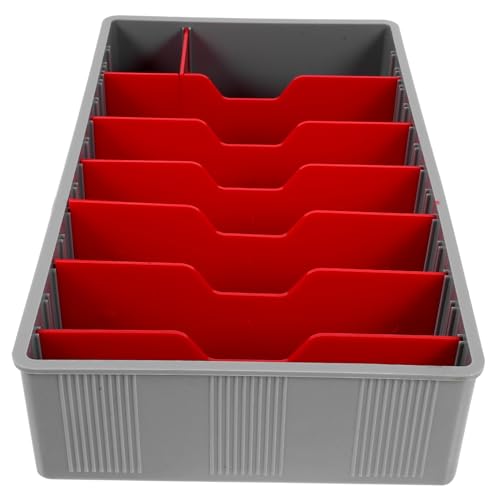 HOMOBABE 五格立式キャッシュドロワートレイ ポータブル現収納ボックス 仕切り付き小銭 幣整理用 店舗 オフィス用効率的管理ケース