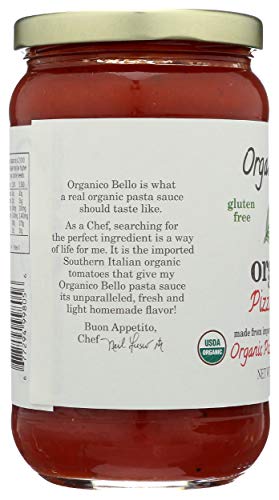 ORGANICO BELLO Organic Pizza Pasta Sauce, 16 OZ