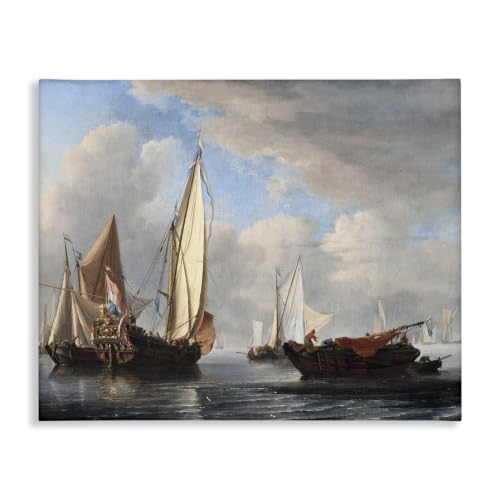 Stupell Industries Classic Nautical Yacht, 16 x 20 Inch Canvas Wall Art