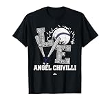Distressed Baseball Love Angel Chivilli Colorado Baseball T-Shirt
