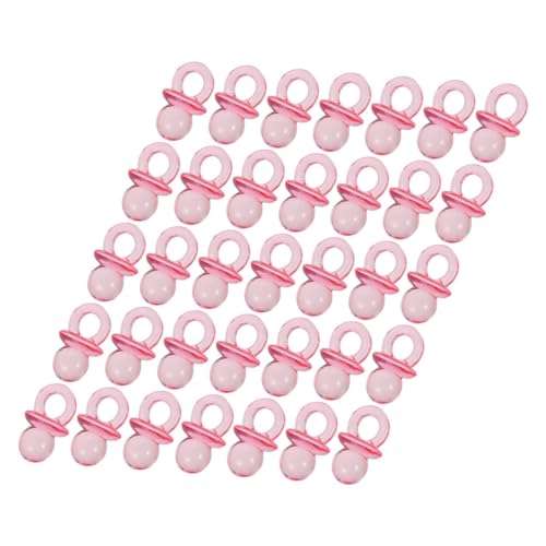 ibasenice 150pcs Pack of Acrylic Mini Pacifiers Baby Shower Present for Boys and Girls