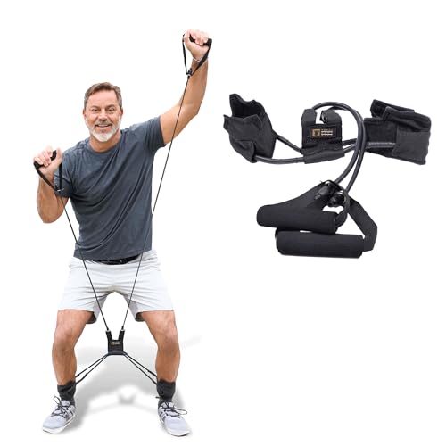 Total Body Band, Resistance Exercise Band, Home Workout, 20 lb, Charcoal