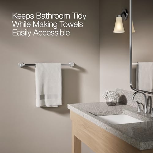 Kohler 27394-CP Simplice® 24" Towel bar, Polished Chrome by Kohler - Used condition - Image 3