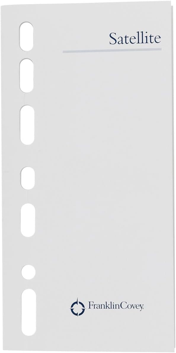 FranklinCovey - Universal Size Satellite Booklet | 31-Day Notebook for On-The-Go (3.25" x 6.5" x 0.13")