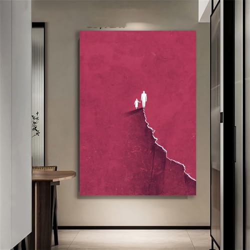 Cuadros abstractos minimalistas modernos láminas decorativas de 40x50cm estilo bohemio 3