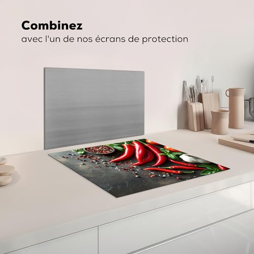 KitchenYeah© Herdabdeckplatte Einteilig Küche Herdabdeckung Induktionsfeld – Ansicht 7