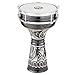 Meinl Darbuka with Hand Engraved Aluminum Shell-Made in Turkey-8" Tunable Synthetic Head, 2-Year Warranty, (HE-124)