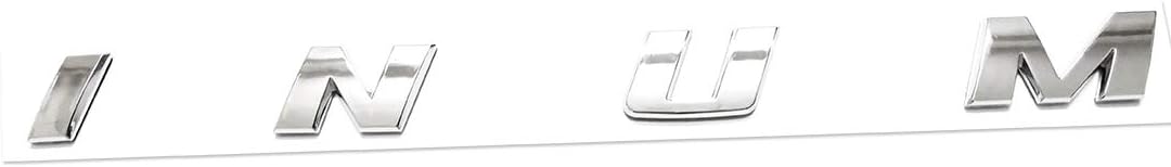 2Pcs Chrome Platinum Emblems Side Badge Nameplate 3D Replacement for F150 F250 F350 Platinum OEM Size