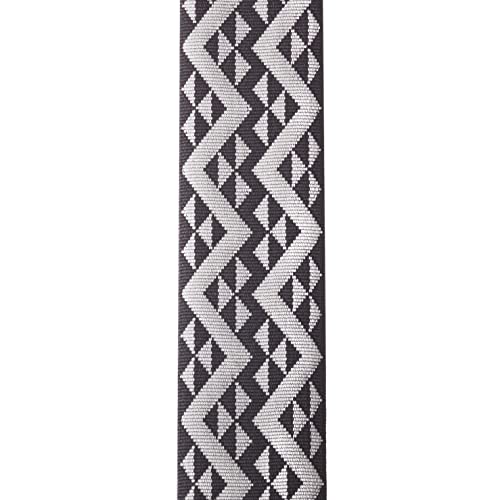 D'addario Accessories Auto Lock Guitar Strap-Acoustic & Electric Guitar Accessories-Easy To Use Auto Locking Guitar Straps-Uses Existing Guitar Strap Buttons-Padded-Black/Silver,Standard,(50Bal03) #TOP1