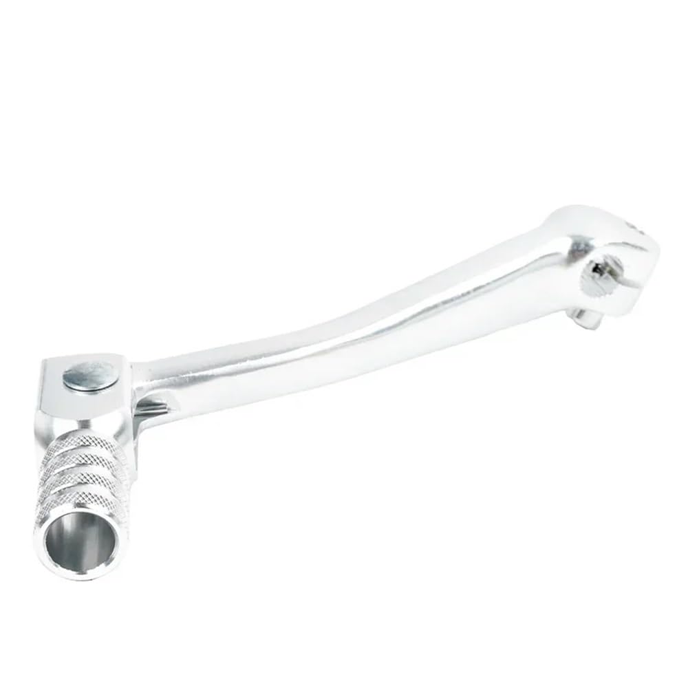 Teknui Silvery Motorcycle Gear Lever Motorcycle Folding Gear Shift Lever For Kayo Bosuer 110/125/140/150/160/250Cc Dirt Bike Pit Bikes Gear Lever