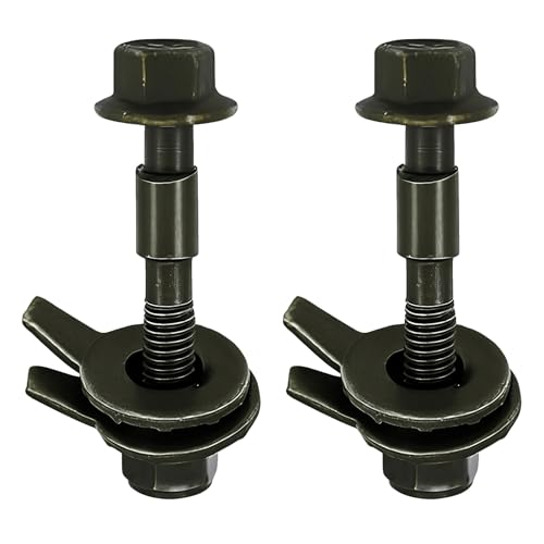 2pcs 12mm Adjustable Camber Bolts Kit - 4 Wheel Alignment Correction Cam Bolt for Car Vehicle Front Left & Right Wheels, for Buick for Nissan for Chevrolet for Mitsubishi 81250